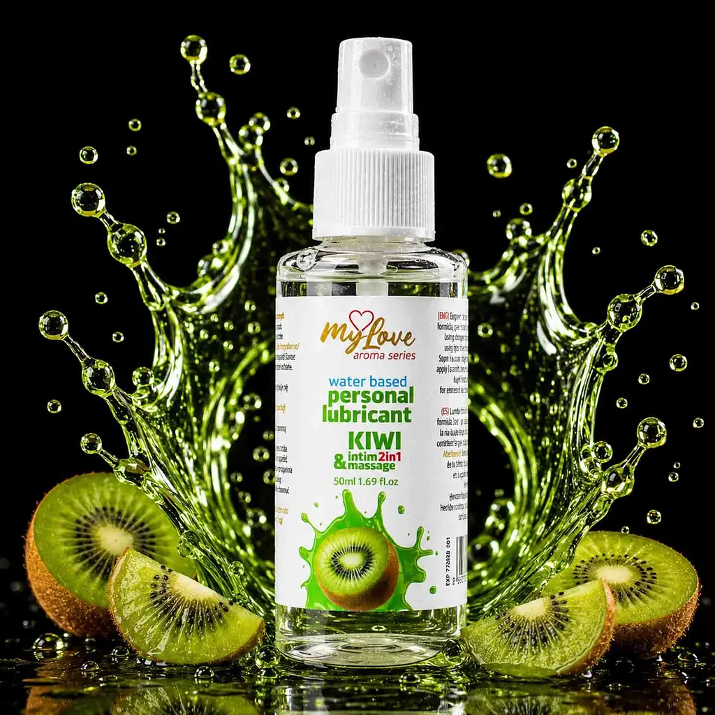 Лубрикант Boys Of Toys MyLove Aroma Series IntimMassage Kiwi 2в1 та масажний гель, 50 мл - фото 2