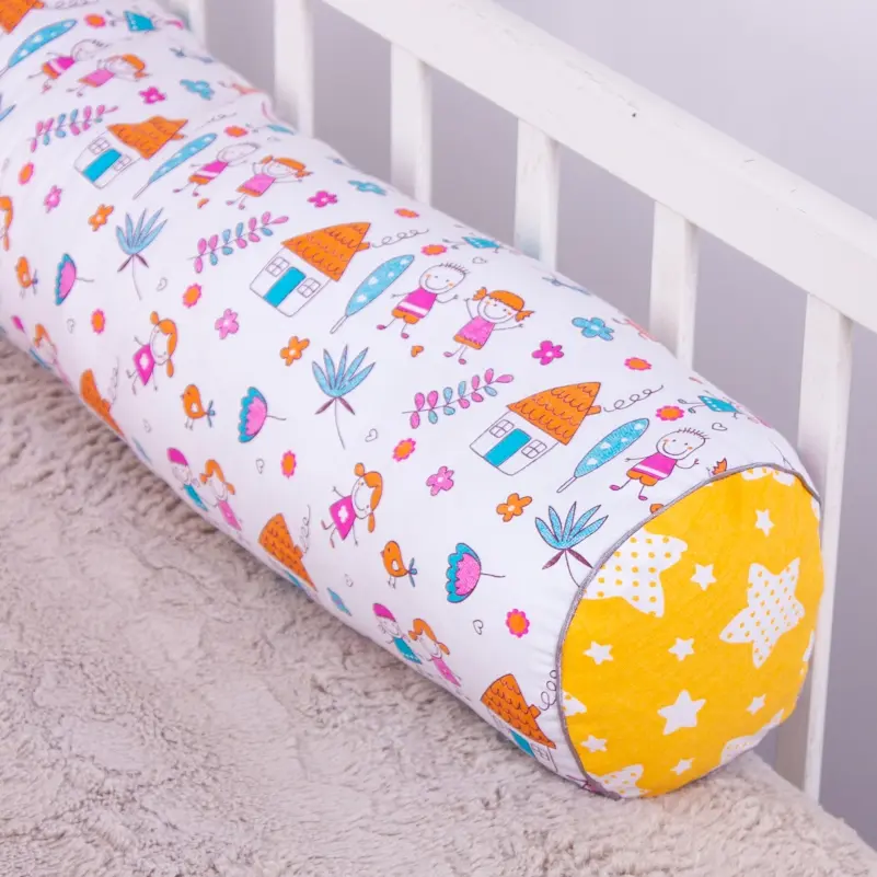 Валики-бортики MirSon Kids Time 18-0002 Sweet Home захисні білі 2 шт. - фото 5