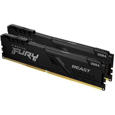 Модуль пам'яті для комп'ютера DDR4 32GB (2x16GB) 3200 MHz Beast Black Kingston Fury (ex.HyperX) (KF432C16BB1K2/32WP) - фото 11