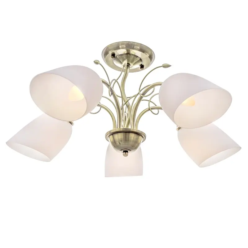 Люстра потолочная Brille в спальню E27 60W BZ (LK-573C/5) - фото 4