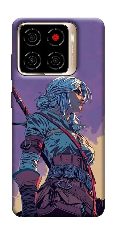 TPU чохол Demsky The witcher ciri для ZTE Blade A56