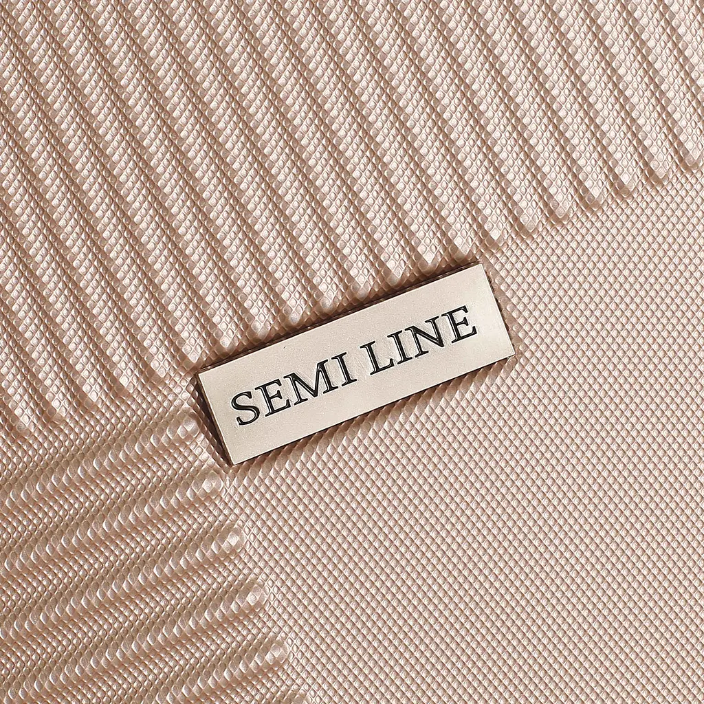 Валіза маленька Semi Line T5758-2 ABS-пластик 20 дюймів 40 л Rose - фото 8