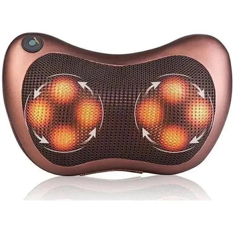 Масажна подушка в автомобіль MASSAGE pillow для спини та шиї з інфрачервоним підігрівом MS (1756374572)