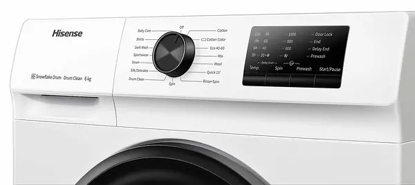 Стиральная машина Hisense автоматическая WFVC6010E (WFHV7012EMS) (20003581) - фото 9