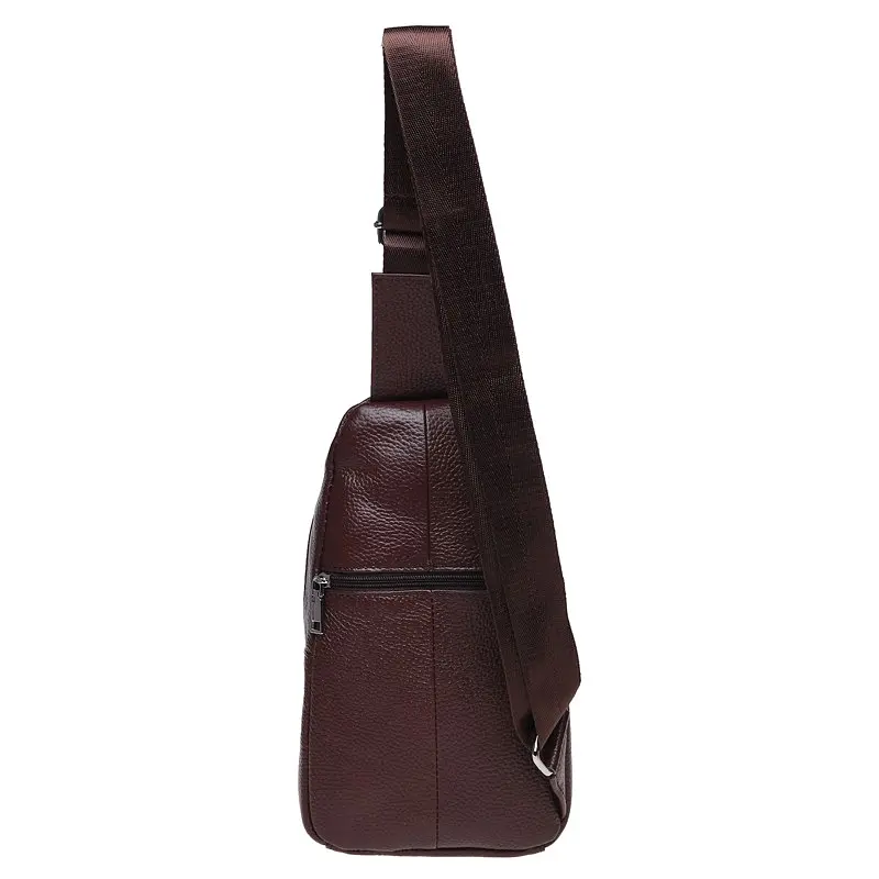 Чоловічий шкіряний рюкзак Keizer K12096-brown - фото 3