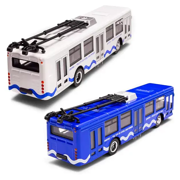 Іграшка Міський тролейбус Дніпро TechnoDrive KM250424 Різнокольоровий shop (6974465202580) - фото 2