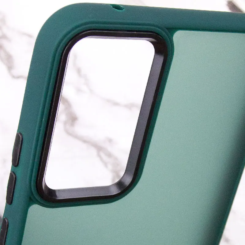 Чохол TPU+PC Lyon Frosted для Xiaomi Redmi Note 11 (Global) / Note 11S Green - фото 5