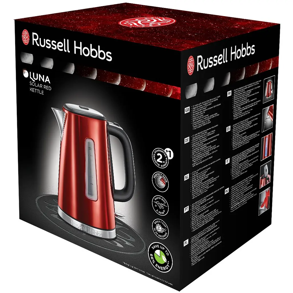 Електрочайник Russell Hobbs 23210-70 Luna Solar Red - фото 6