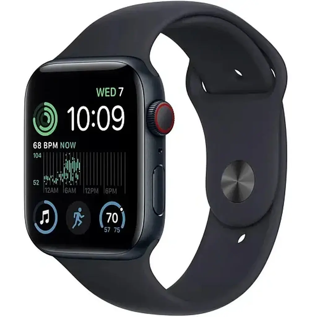 Apple Watch SE 2 40mm GPS Midnight Aluminium Case Midnight Sport Band MNT83 M/L A2722 (MNT83) - фото 2