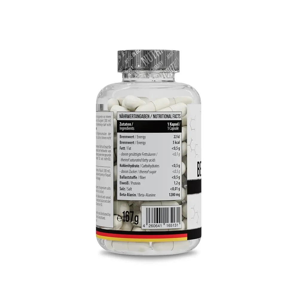 Бета-аланін MST Nutrition Beta-Alanine, 120 капсул для підтримки  м'язів - фото 2