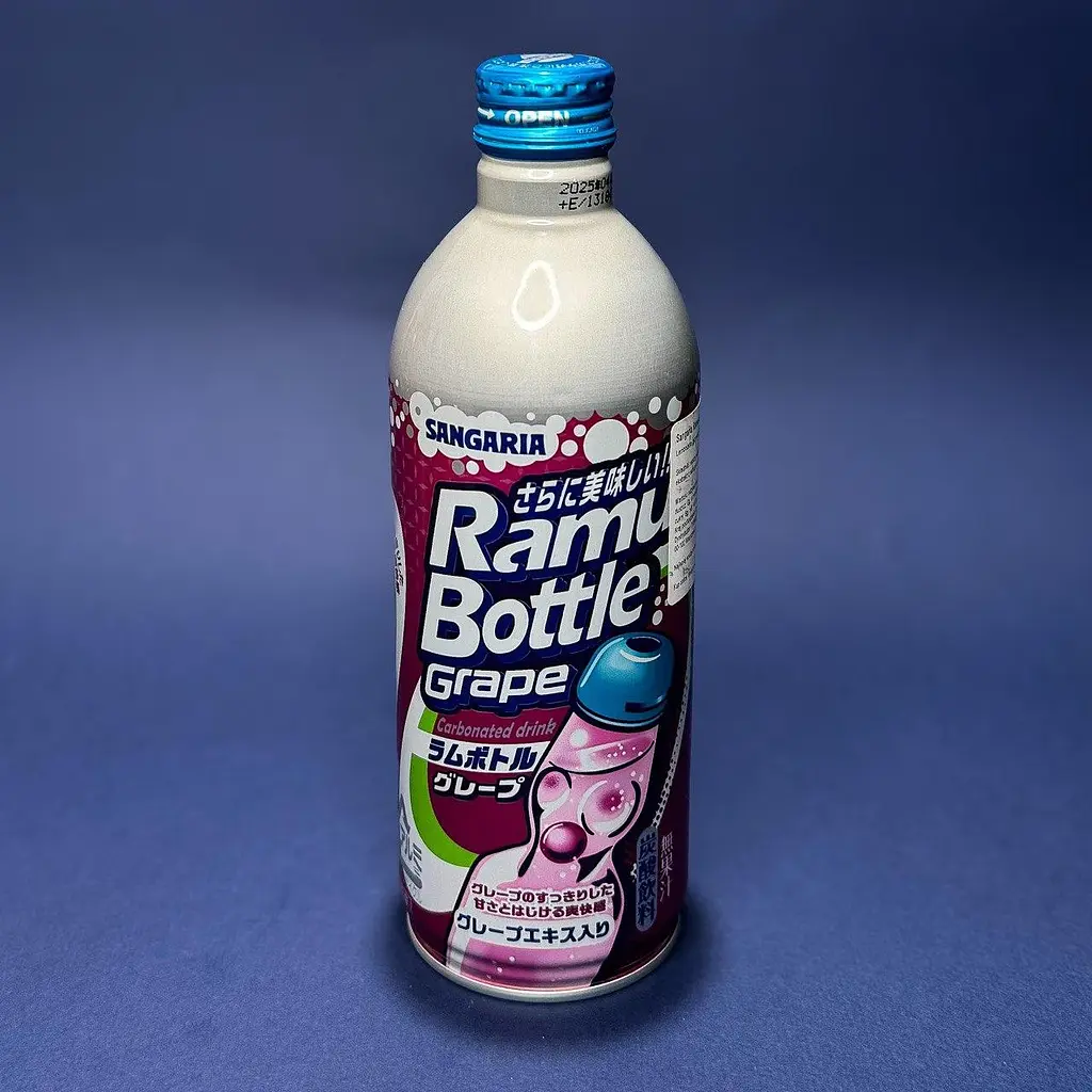 Газований напій Sangaria Ramune Soda Grape 500 мл