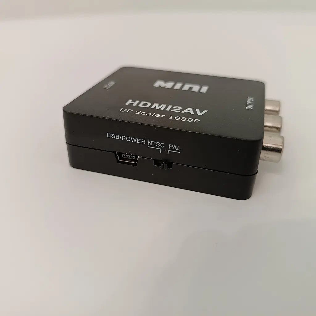 Перехідник HDMI в AV (RCA тюльпан) адаптер. Чорний - фото 10