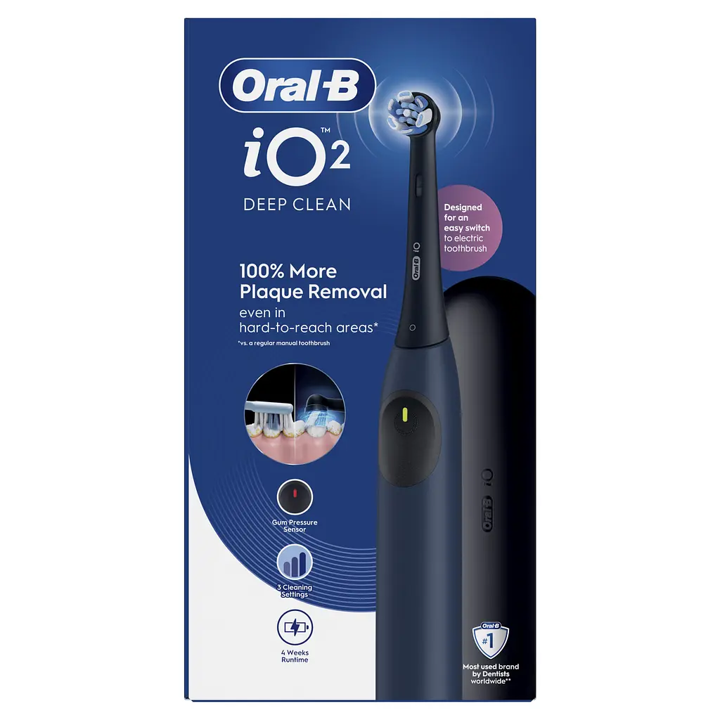 Електрична зубна щітка Oral-B iO 2 океанічно-синя - фото 2