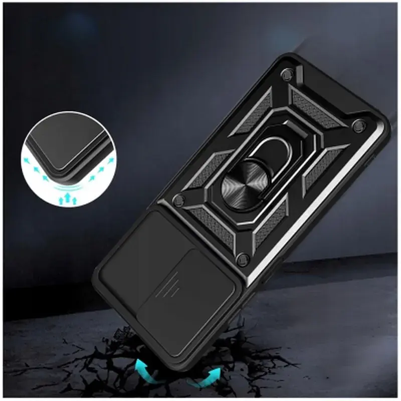 Чохол до мобільного телефона BeCover Military Honor 200 Lite Black (713044) - фото 8
