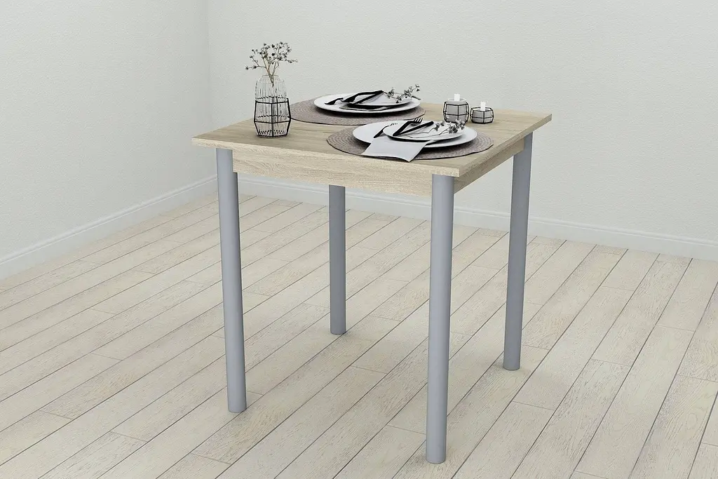 Кухонний стіл Ferrum-decor Агата 75x70x70 Сірий ДСП Сонома 16мм (FRD-106243) - фото 4