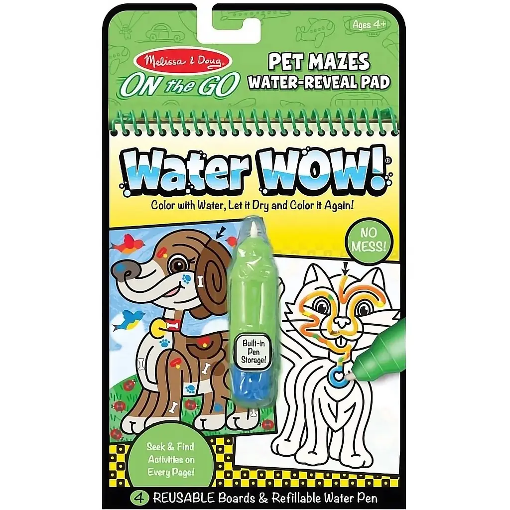Чарівна водна розмальовка Melissa & Doug Лабіринти (MD9484)