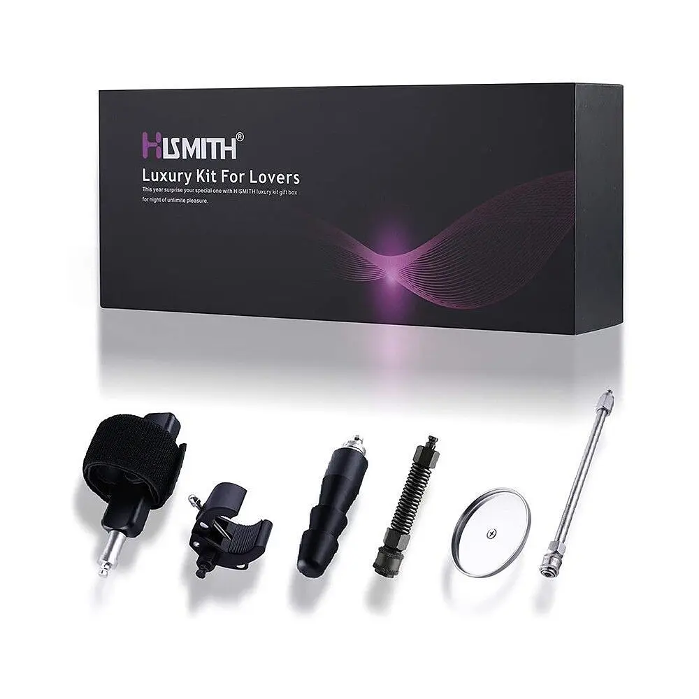 Набір адаптерів Hismith Luxury Kit KlicLok System Set для секс-машин