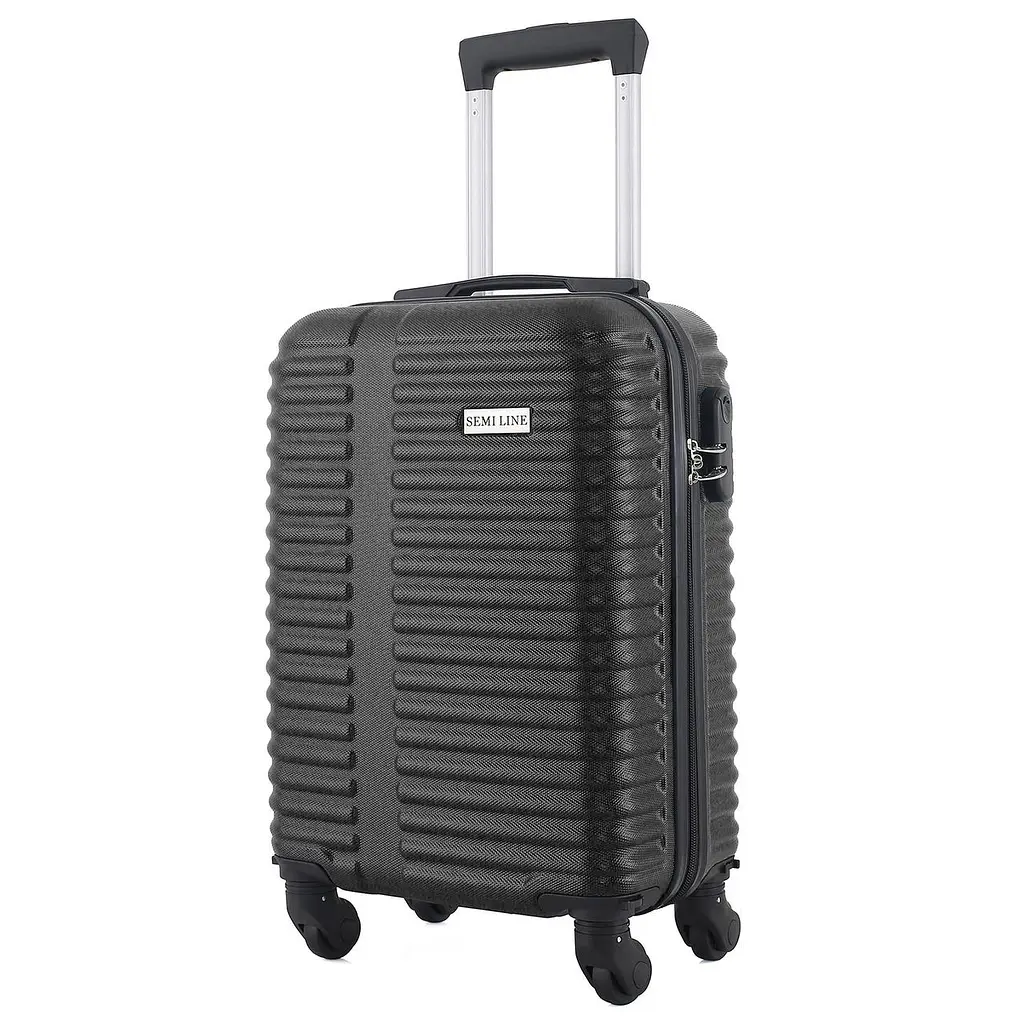 Чемодан Semi Line 20" S Black (T5608-0) - фото 1