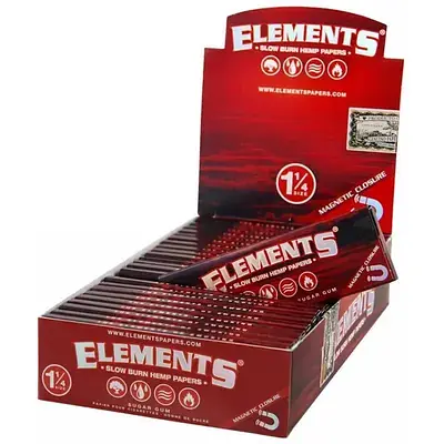 Бумага для самокруток Elements 1 ¼ Red - фото 4