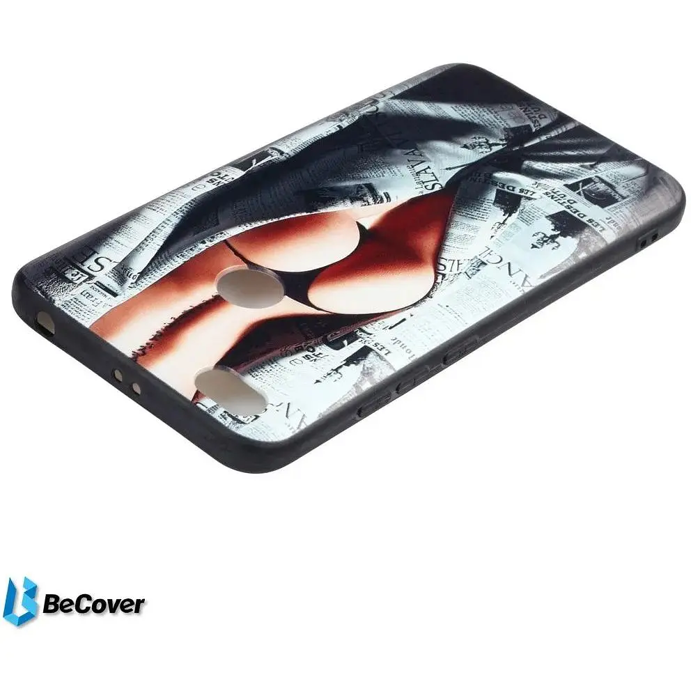 Панель BeCover Print для Xiaomi Redmi Note 5A Newspaper (702149) - фото 2
