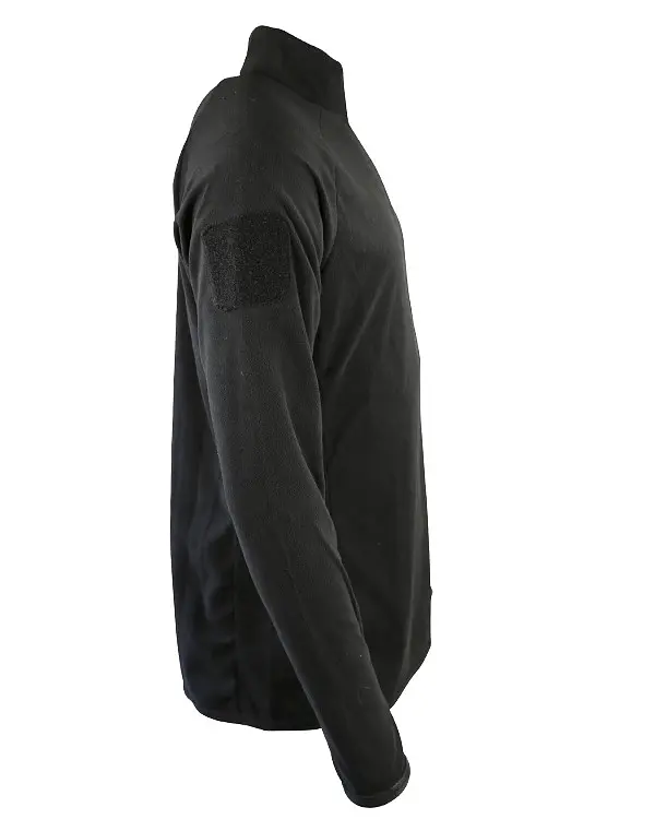 Флісова кофта Kombat UK Alpha Mid-Layer Fleece L Чорна (1000-kb-amlf-blk-l) - фото 3