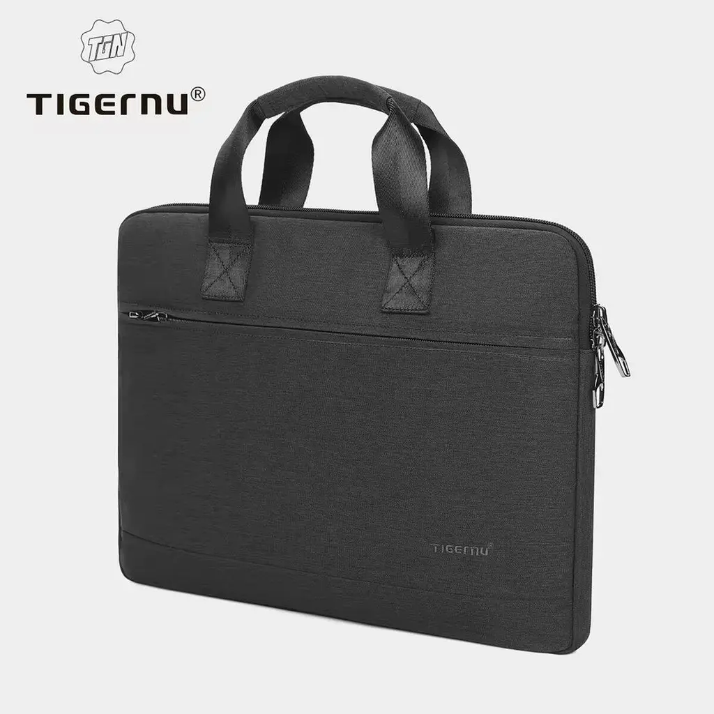 Сумка для ноутбука Tigernu T-L5239 15.6 Black Grey - фото 5