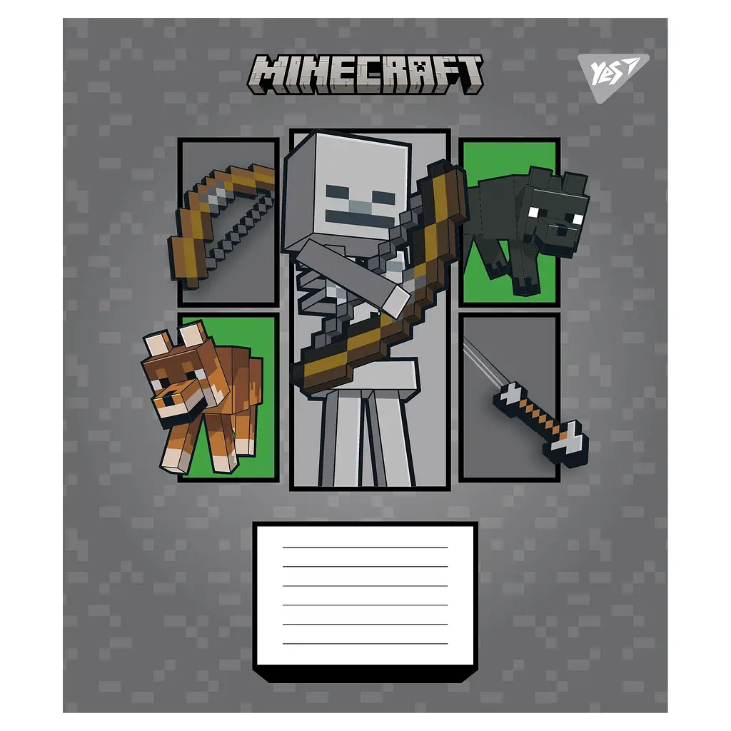 Набір зошитів Yes Minecraft Arrows А5, 24 аркуші 20 шт. (768255) - фото 3