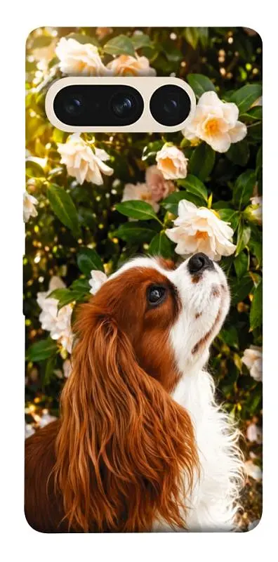 TPU чохол Demsky Flower spaniel для Google Pixel 7 Pro