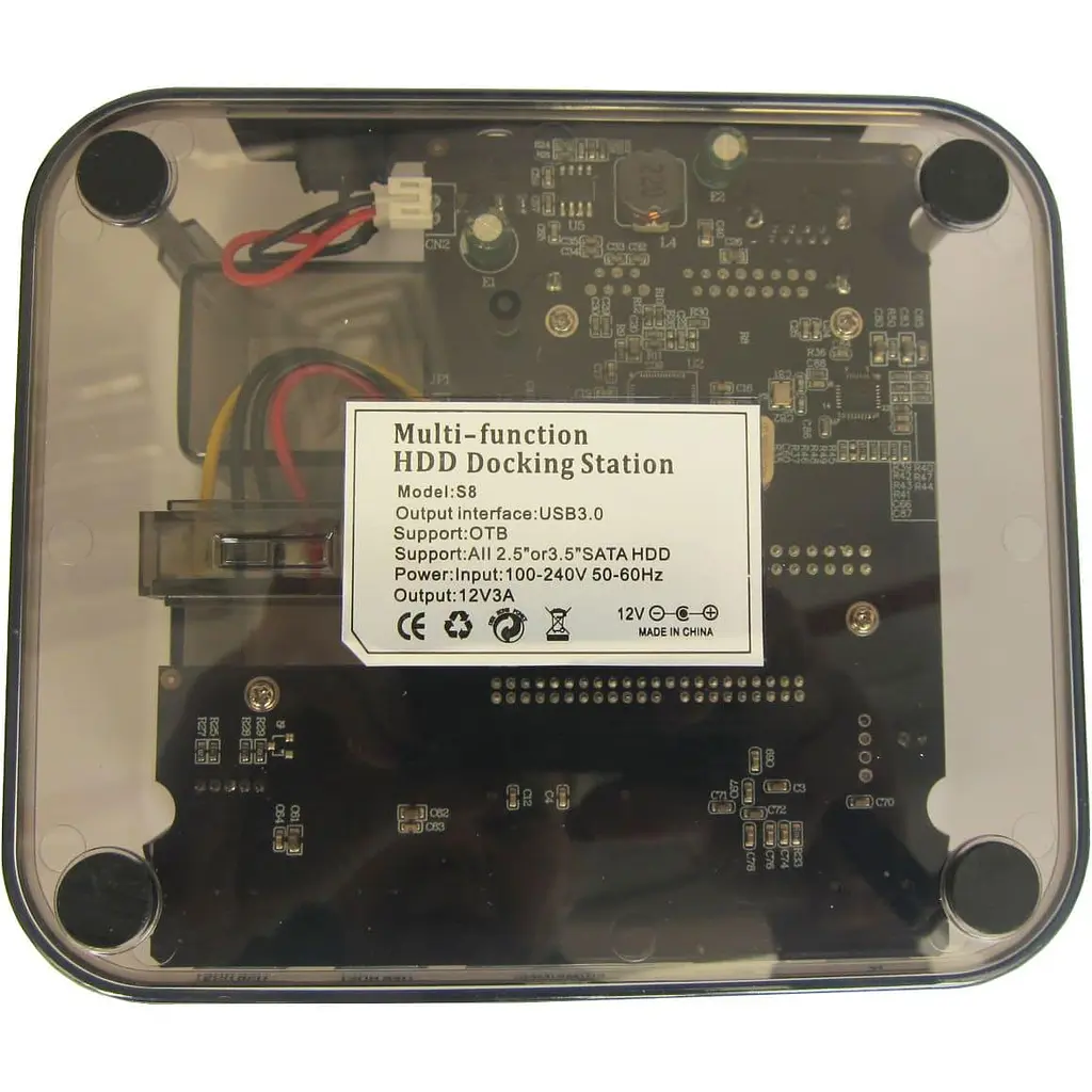 Зовнішня кишеня Dynamode 2*HDD 2,5"/3,5" SATA /IDE/SSD - USB3.0, 2 x USB 2.0, SD/TF/M2 (DM-CAD-S8) - фото 4
