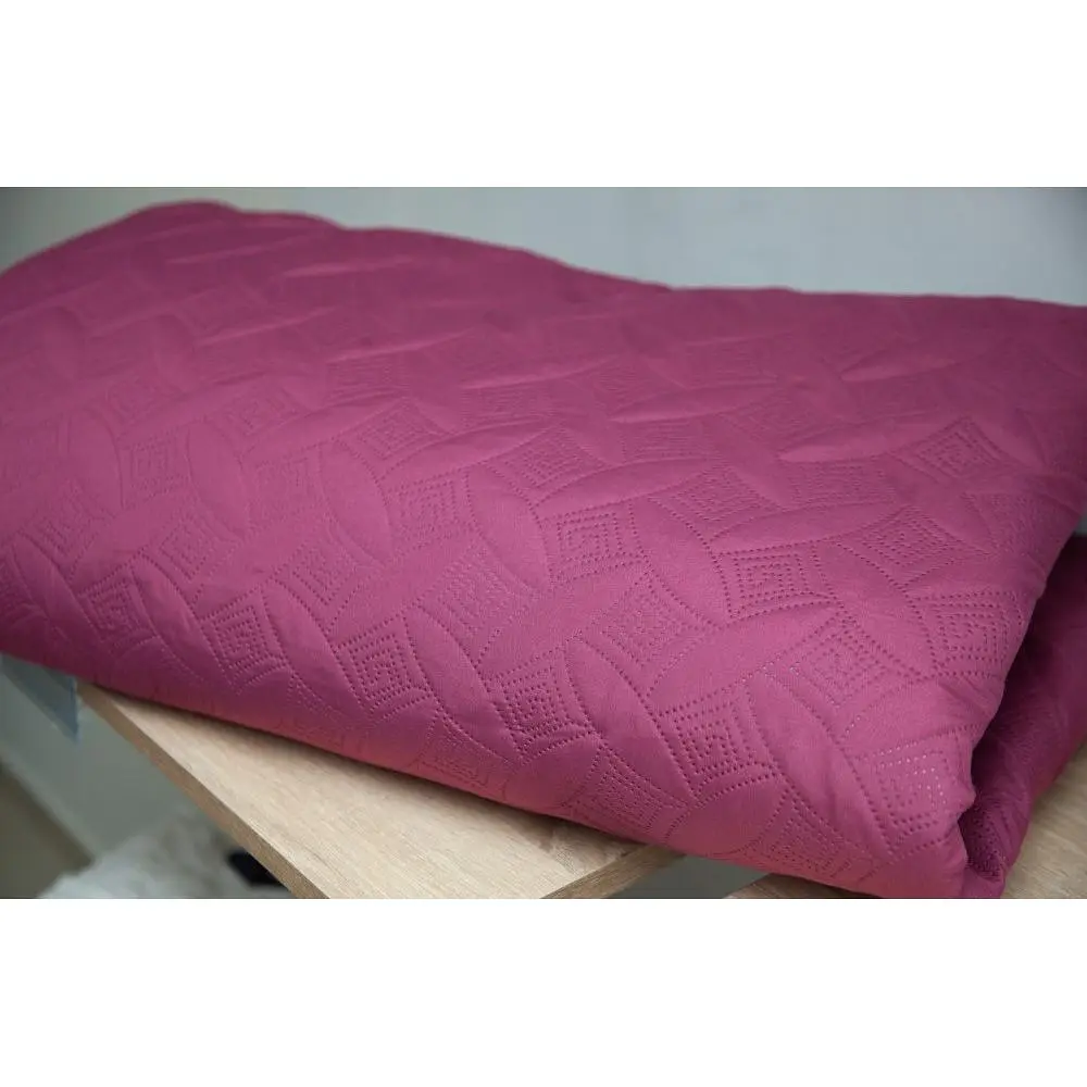 Покривало з наволочками ТЕП Vintage 240х220 см бордове (4-00511_21196) - фото 4