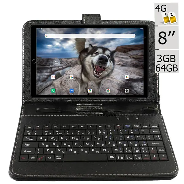 Планшет-телефон Adronix NexVi  PRO 8 LTE 3/64 Black + Чехол-клавиатура - фото 2