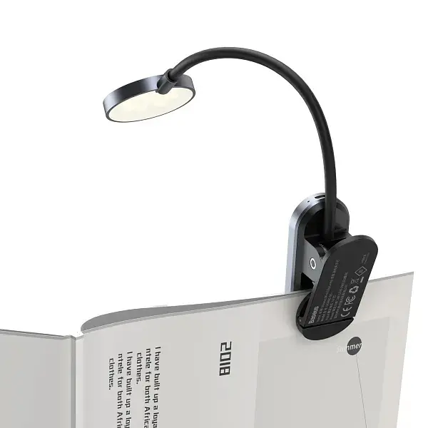 Лампа-кліпса Baseus LED Comfort Reading Mini Clip Lamp на прищіпці - фото 5