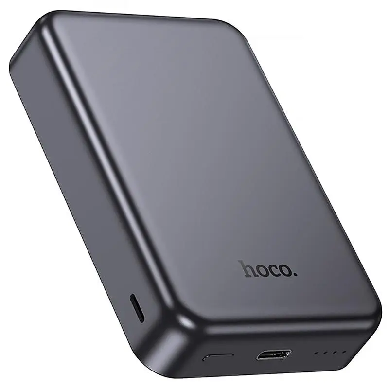 Портативное ЗУ Power Bank Hoco J160A Original PD20W с БЗУ 10000 mAh Metal gray - фото 5