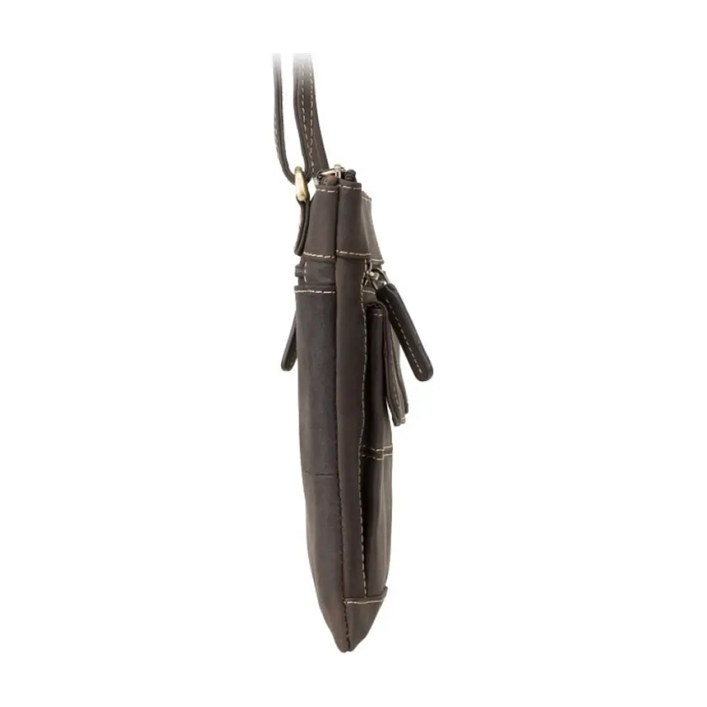 Сумка Visconti 18608 Slim Bag Oil Brown (18608 OIL BRN) - фото 3
