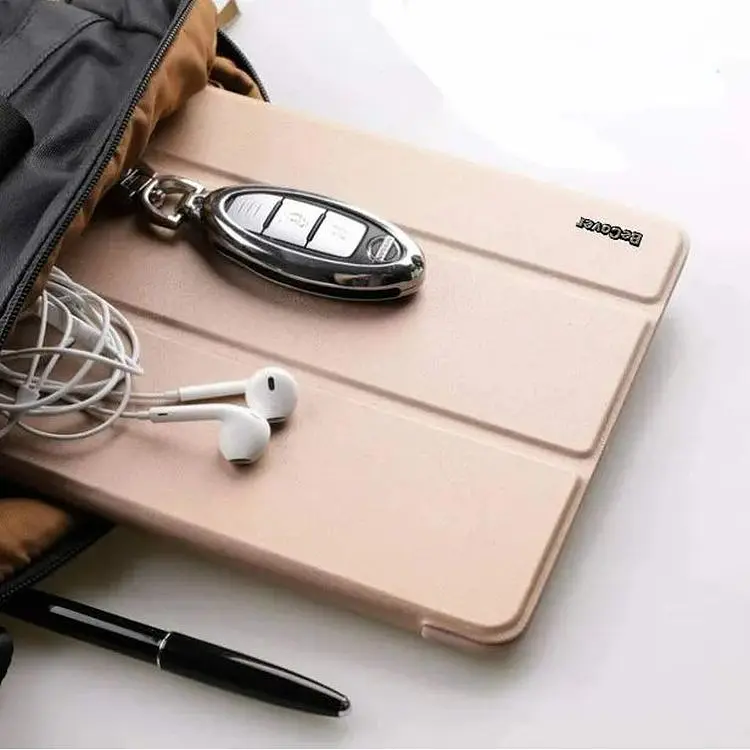 Чехол-книжка BeCover Tri Fold Soft TPU Silicone для Apple iPad 9.7 2017/2018 A1822/A1823/A1893/A1954 Pink (708513) - фото 4