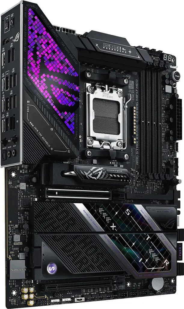 Материнська плата ASUS ROG STRIX X870E-E GAMING WIFI7 NEO (ROG STRIX X870E-E GAMING WIFI7 NEO) (Socket AM5, AMD X870E, ATX) - фото 4
