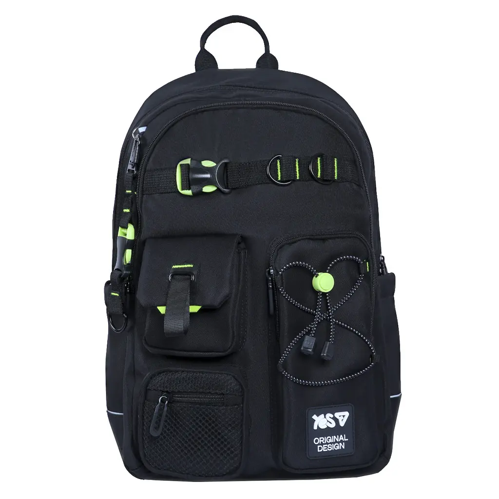 Рюкзак шкільний  ортопедичний шкільний  Yes Just Black TS-43L - фото 2