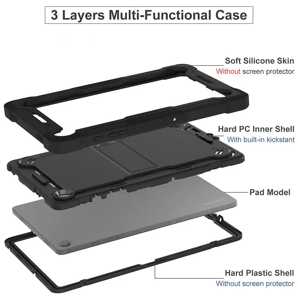 Чохол Hybrid Arm Defender Lenovo Tab 10.1 2025 TB311XU TB311FU Світло-рожевий - фото 2