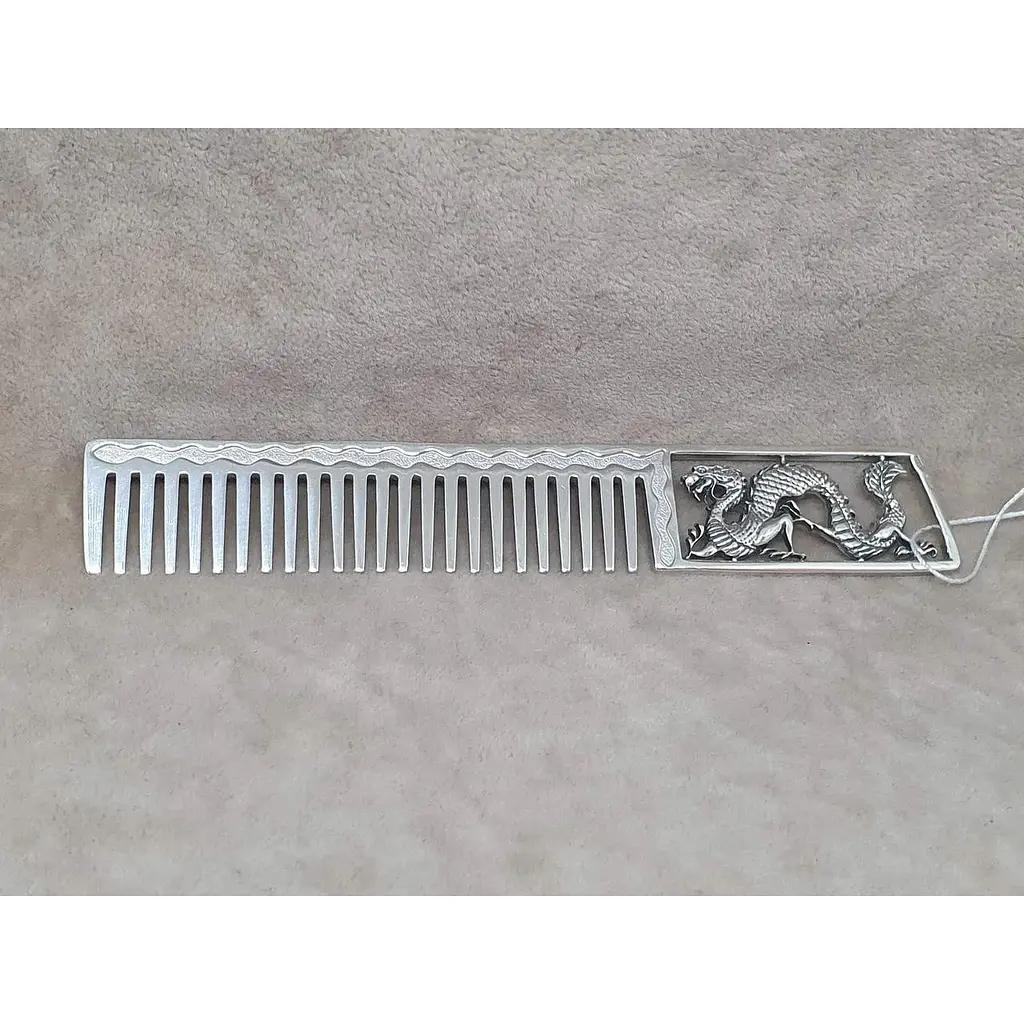 Срібний гребінець Дракон Ірій. 9308 - фото 2