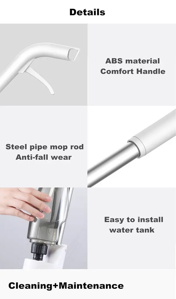 Швабра Xiaomi Mijia Deerma Water Spray Mop (TB500) [31391] - фото 5