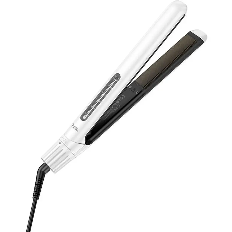 Випрямляч волосся Hoco HP41 Straight and curly hair dual-purpose hair straightener (EU) White - фото 2
