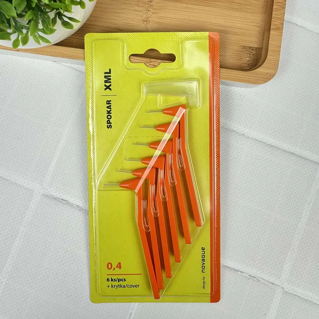 Міжзубні йоршики кутові Spokar XML 0.4mm, 6 шт