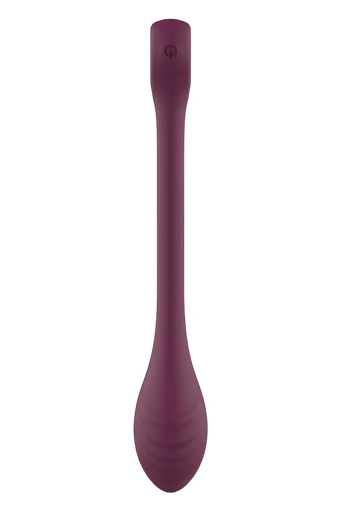 Вібратор Dreamtoys Glam Bendable G-Spot Vibe 22 см бордовий - фото 4