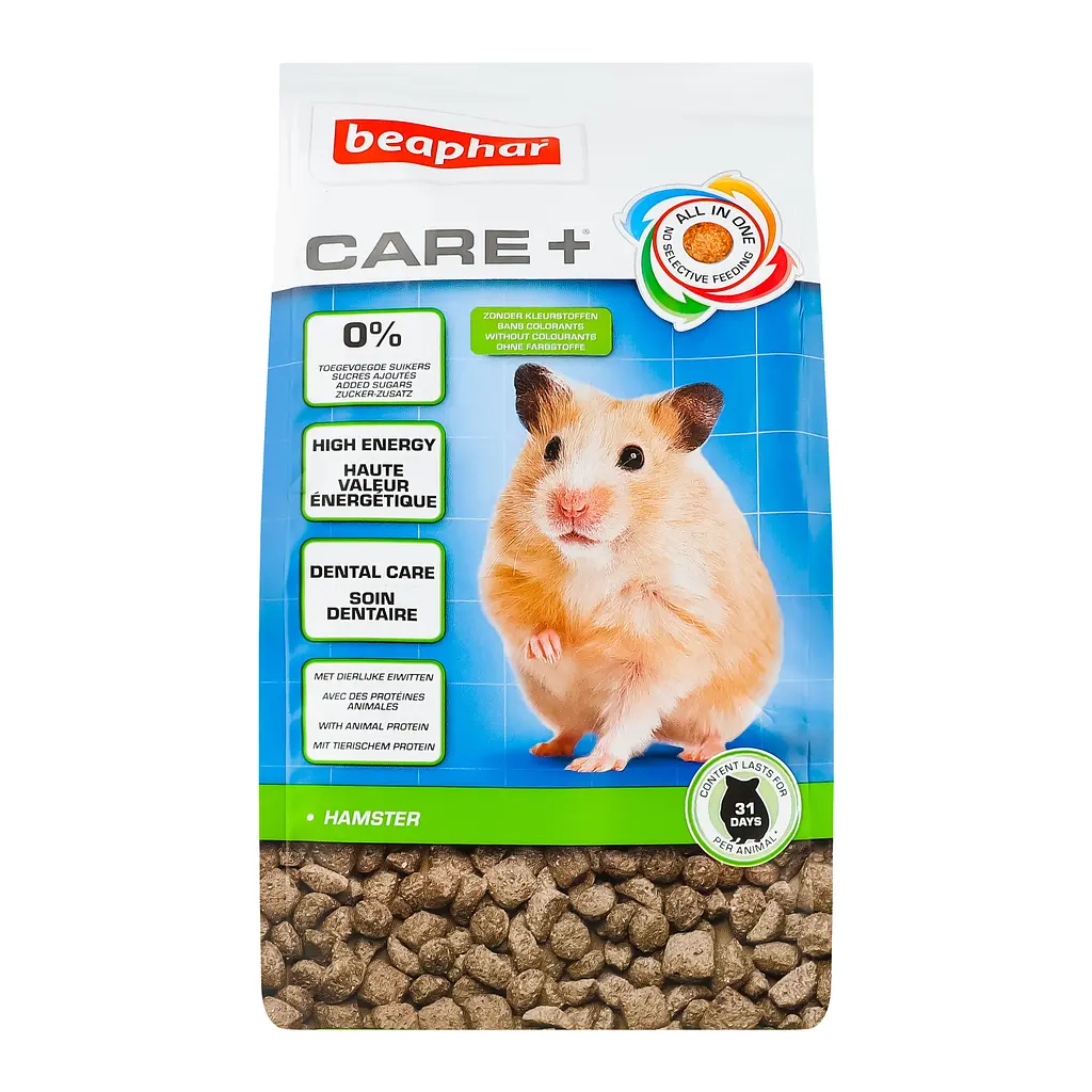 Повноцінний корм Beaphar Care+ Hamster супер-преміум класу для хом'яків 250 г (18423) - фото 2