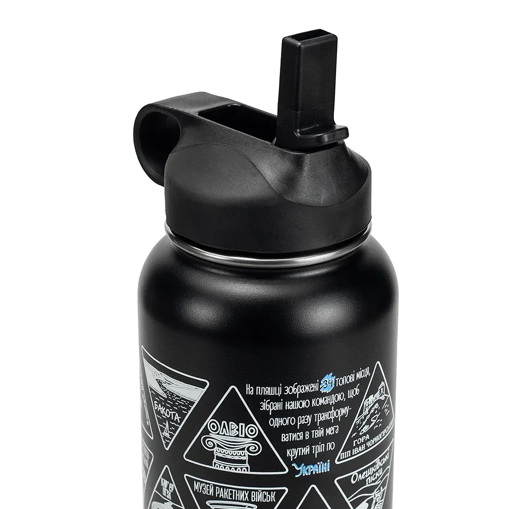 Термофляга Heritage H2O Thermo Flask Black (INSH-TFLHERITAGETB1L) - фото 3
