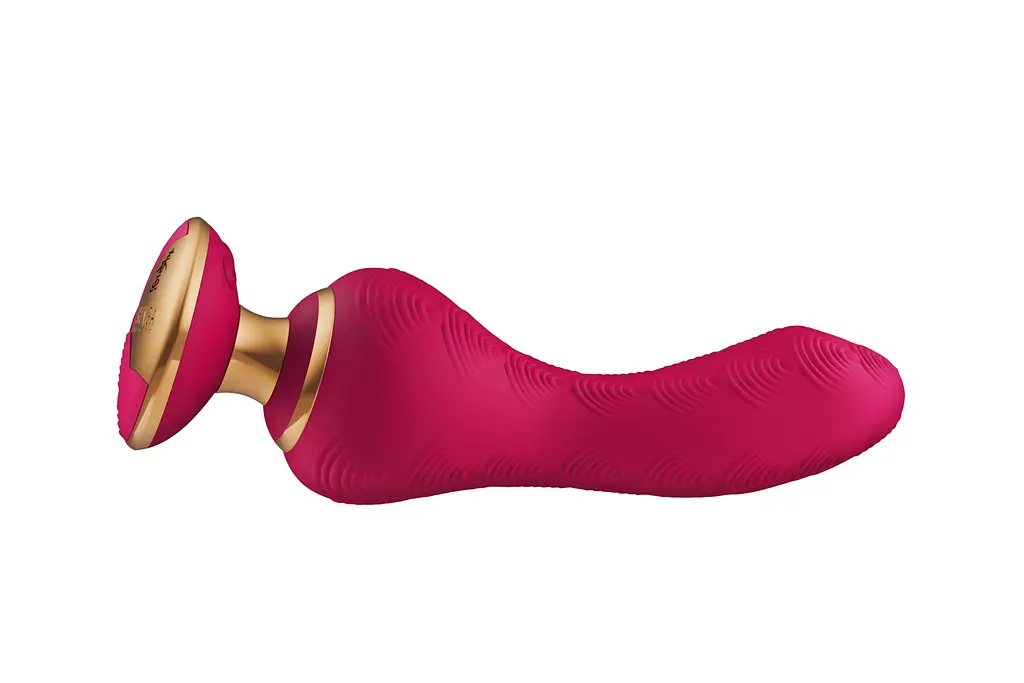 Вібратор для точки G Shunga Sanya Raspberry, гнучкий стовбур - фото 2