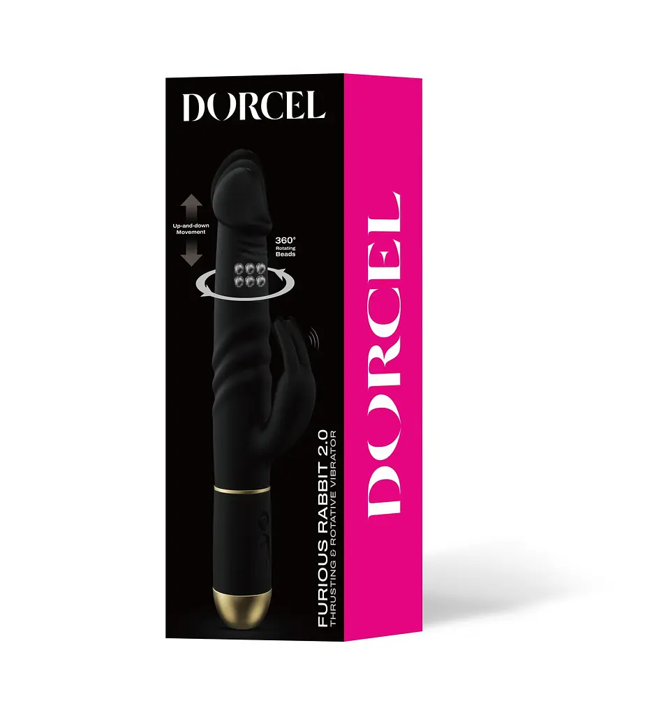 Вібратор Dorcel Furious Rabbit 2.0 зі зворотно-поступальними рухами головки, перезаряджуваний - фото 9