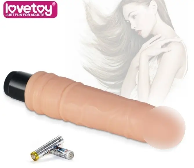 Реалістичний вібратор Real Feel з кібершкіри Love Toy 66-LV1001 87821 - фото 3