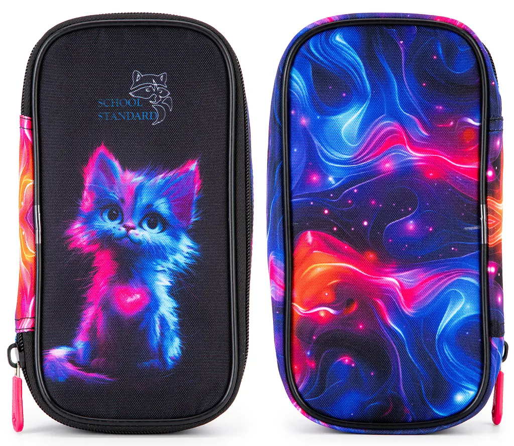 Ортопедический рюкзак 3 в 1 с пеналом и мешком для девочки School Standard 375 гр 17 литров разноцветный - фото 4