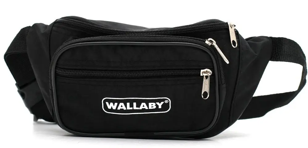 Зручна сумка на пояс Wallaby 2907-1 Чорна - фото 2